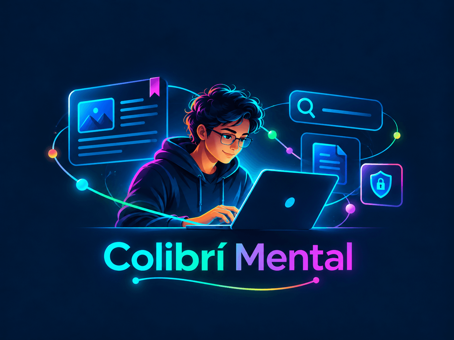Ilustración de Colibrí Mental