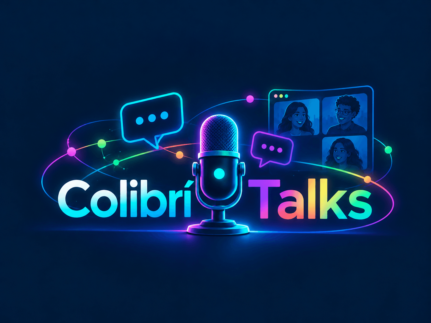 Ilustración de Colibrí Talks